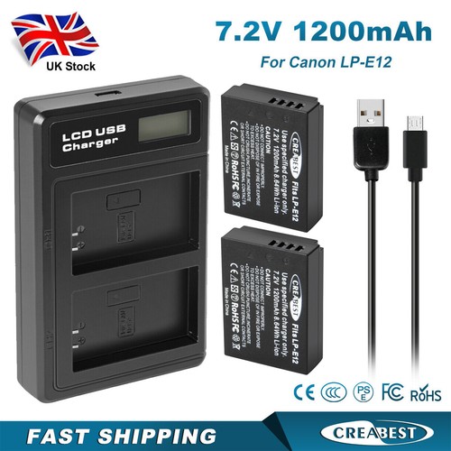 Batteria e12 - lp-e12, +