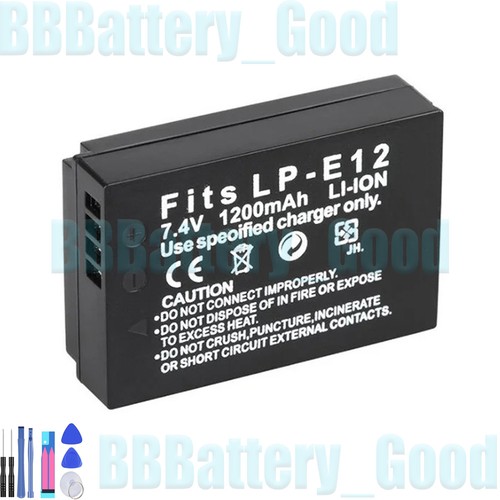 Batteria e12 per - lp-e12, eos