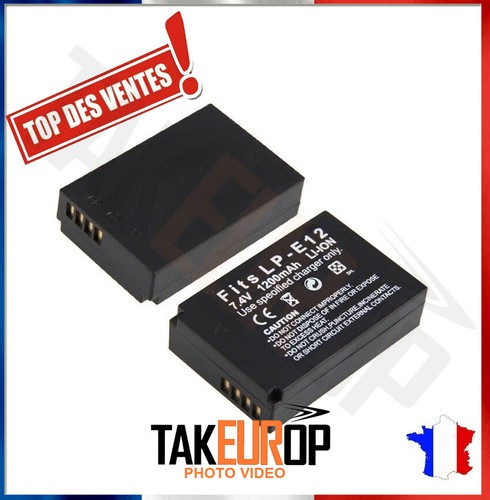 Batterie pour canon e12 - batterie, eos