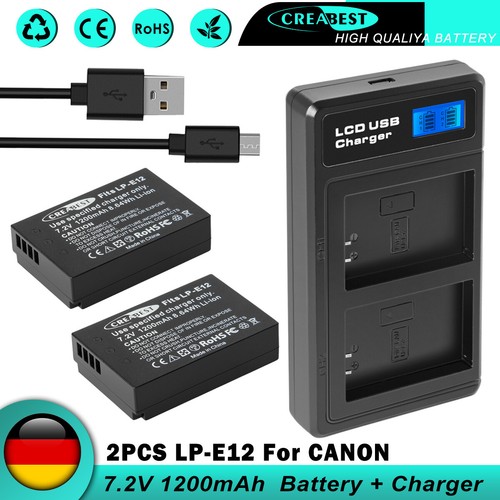 Batteria e12 doppio - 2x, lp-e12