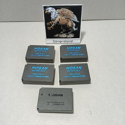 Set batterie per canon e - batterie, lp