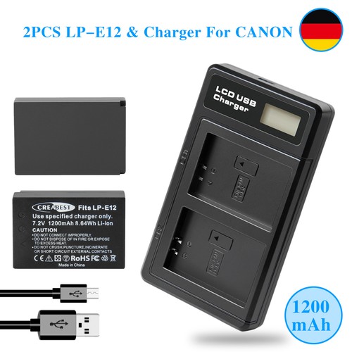 Batteria e12 per canon - lp-e12,