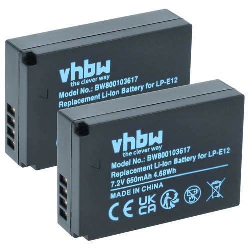 Batteria per canon e12 - 2x, lp-e12